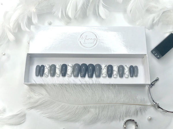 Marble Grey - Ready To Wear - Mirage Nail Studio